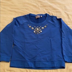 Royal blue sweatshirt